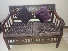 wooden sofa set