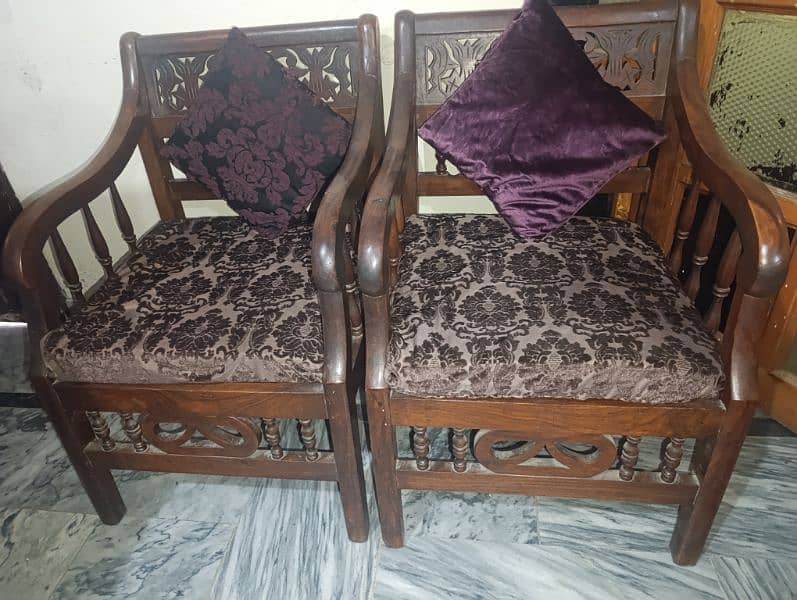 wooden sofa set 1