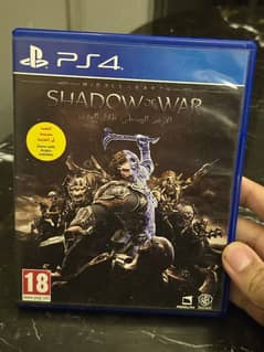 shadow of war ps4 game DvD