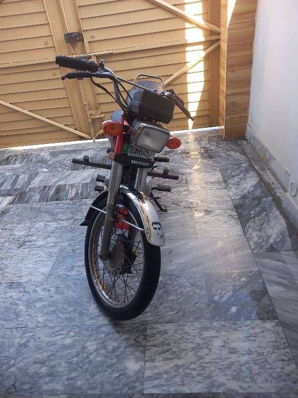 Honda Cg 125 Red 6