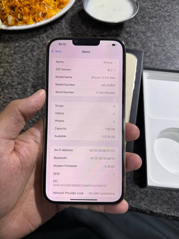 iphone 13 pro max with box non pta 6