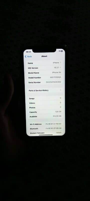 iphone xr non 128gb 8