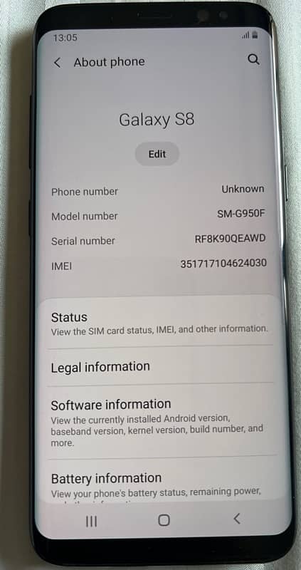 SAMSUNG S8 64GB / 4GB NON PTA 4