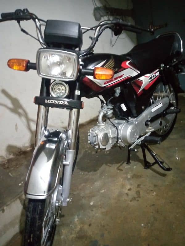 honda cd70 2024/12/20 165000 final full new ha 1000k chali hui ha 10