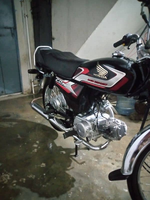 honda cd70 2024/12/20 165000 final full new ha 1000k chali hui ha 13