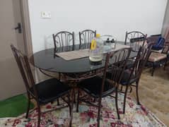 Dinning table and centre table for sale Tariq road