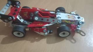 MECANO CAR SET MADE BUY NUTS AND TOOL GHUD BANA BHE SAKTE HE