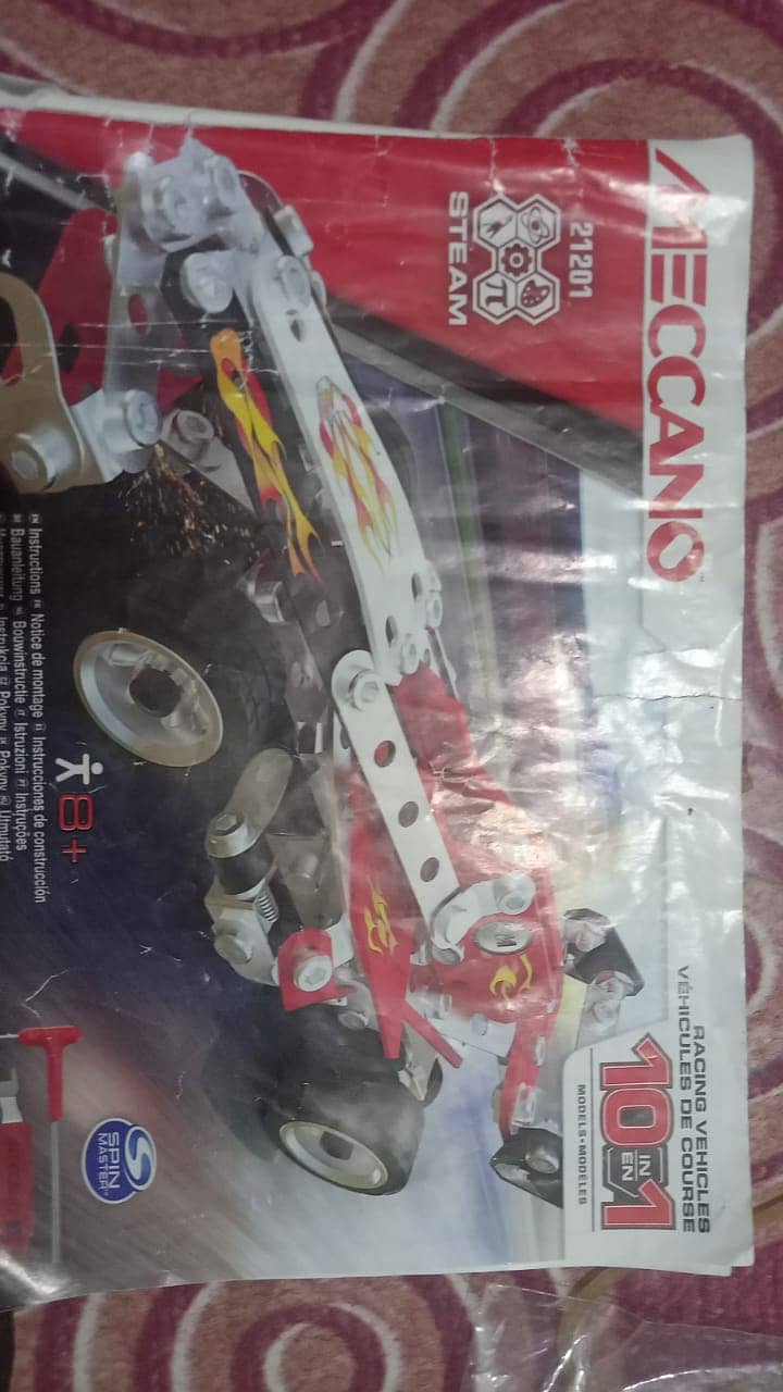 MECANO CAR SET MADE BUY NUTS AND TOOL GHUD BANA BHE SAKTE HE 2