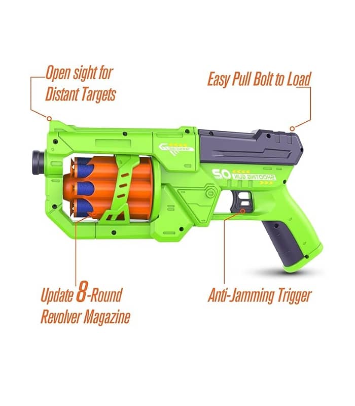 8-Dart Rotating Drum Toy Gun for boys/Girls 1