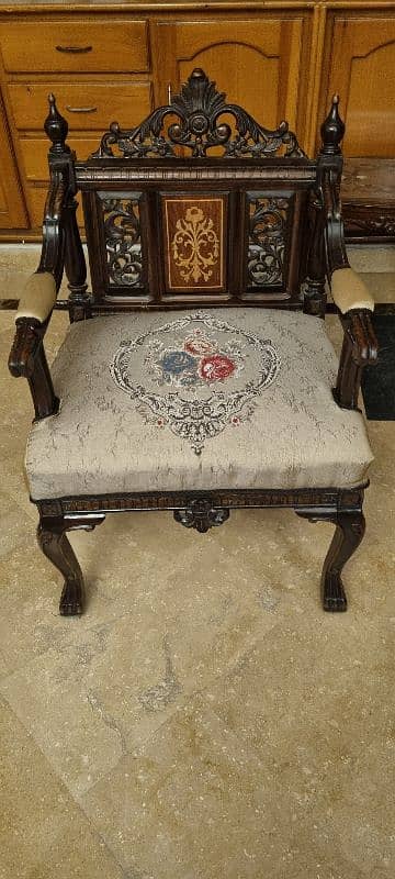 pair of chairs with coffee table 3