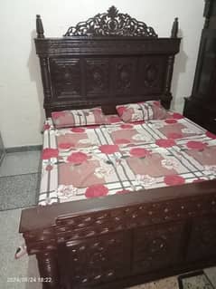 bed set wooden