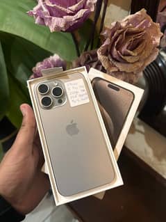 Iphone 15 Pro Max (256GB) Dual (Phy/E Sim) PTA Approved (HK) Model.