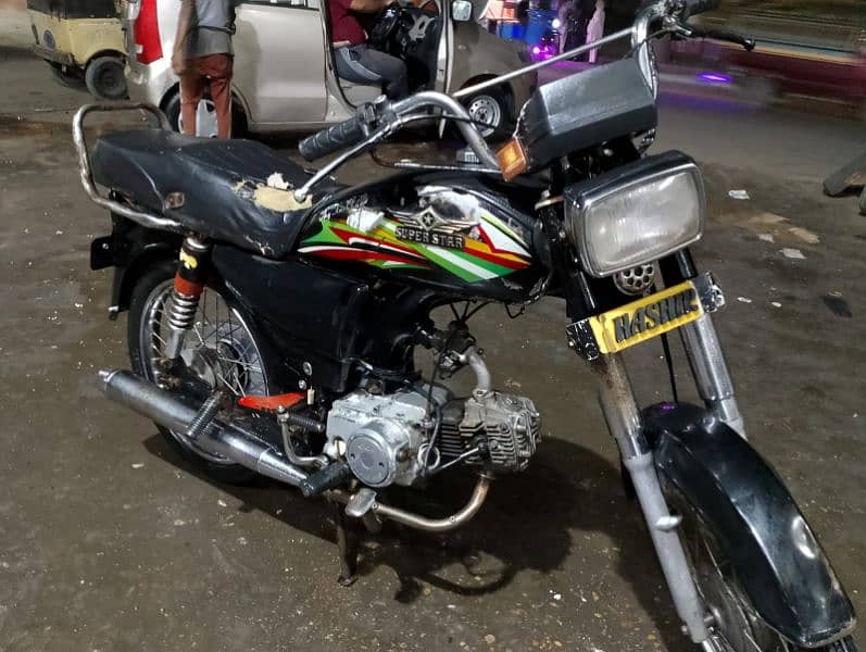 Super star 70cc 10/8 condition all okay. 5