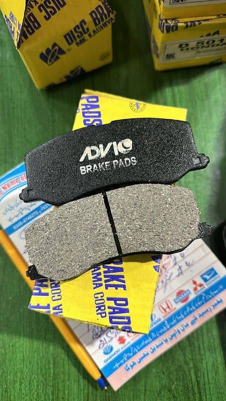 Break pads. available. conatct on wattsapp 03258044037. 2