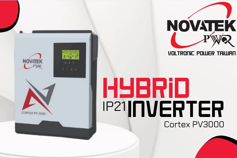 Hybrid Inverters | 3KW to 12KW | Solar Inverters | IP21 Novatek 1