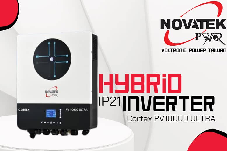 Hybrid Inverters | 3KW to 12KW | Solar Inverters | IP21 Novatek 4