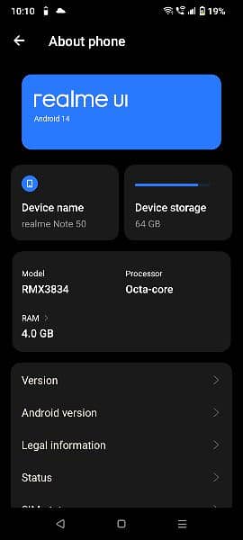 Realme Note 50 4/64 6