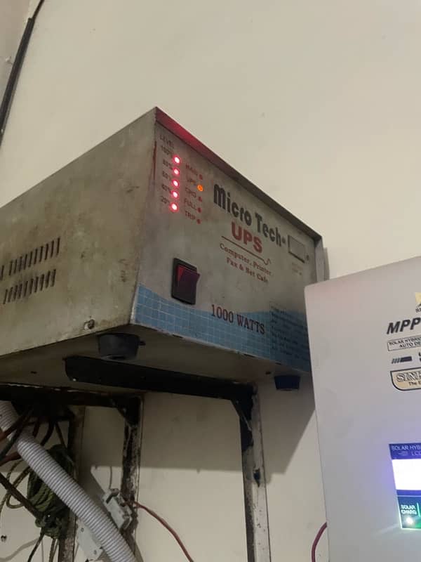 SINKO MPPT CHARGE CONTROLLER + UPS 750 WATT 7