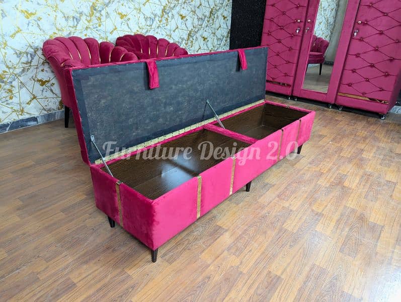 Daheej set Sofa +Showcase+Wardrobe+Storage Box+Chair set+ Price 225000 8