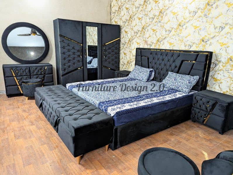 Daheej sofa set+Showcase+Wardrobe+Storage Box+Chair set Price 225000 5