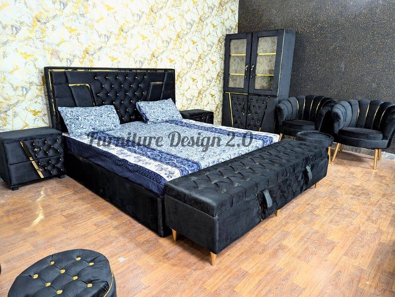 Daheej sofa set+Showcase+Wardrobe+Storage Box+Chair set Price 225000 6