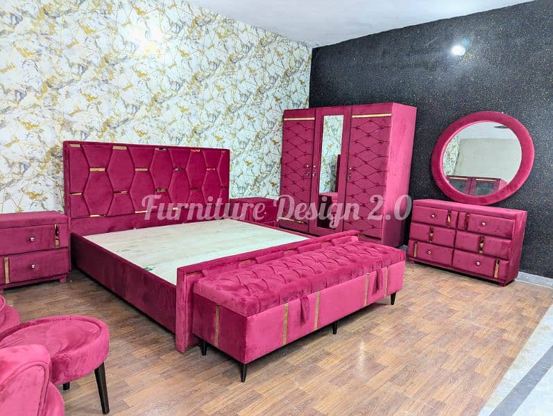 Daheej sofa set+Showcase+Wardrobe+Storage Box+Chair set Price 225000 11