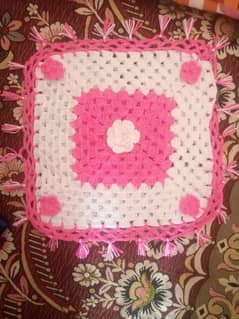 Crochet cusion