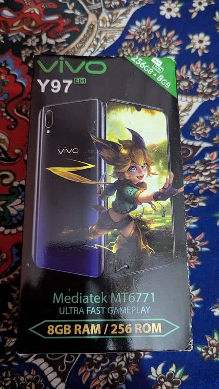 vivo y97(kit) 8gb 256gb PTA proved with lifetime PTA Warrenty 5