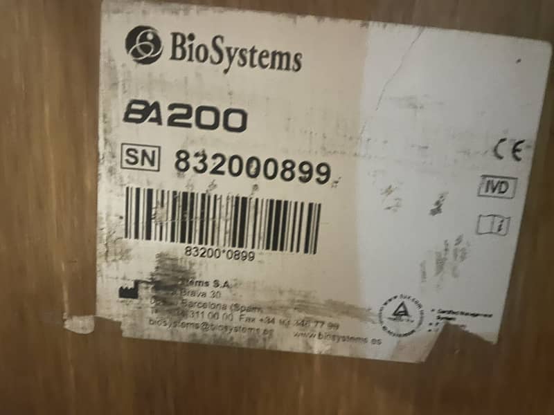 Biosystems blood test machine 2