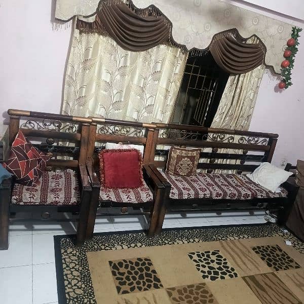 iron sofa 5 seater 3