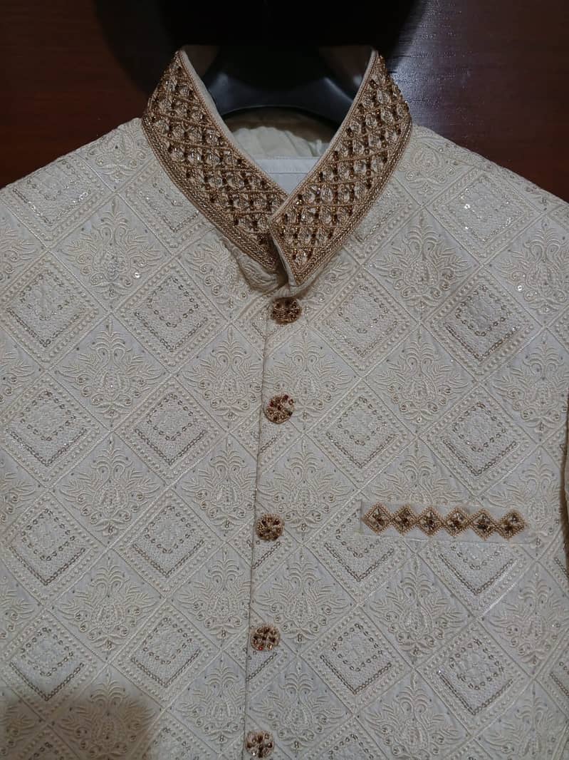 Sherwani Set for Sale – Includes Shoes & Kulla 3