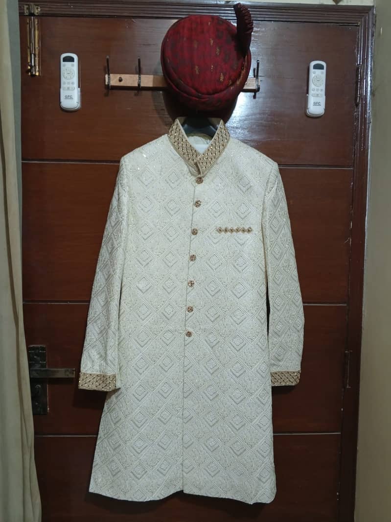 Sherwani Set for Sale – Includes Shoes & Kulla 4