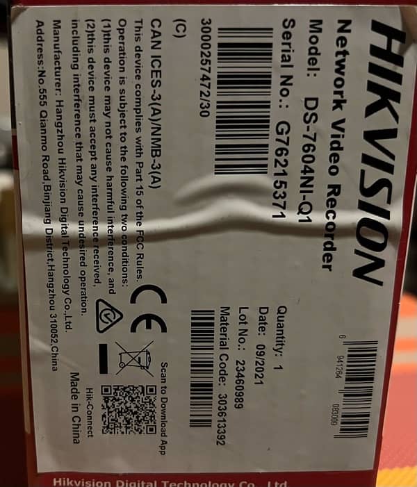 Brand New HIKVision NVR DS-7600 2