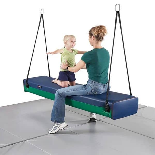 jungle gym and it's activities like climbing holds etc available 16