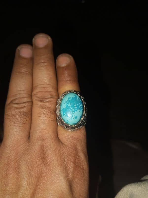 original shajari Feroza ring Iran se gift Aya tha 2