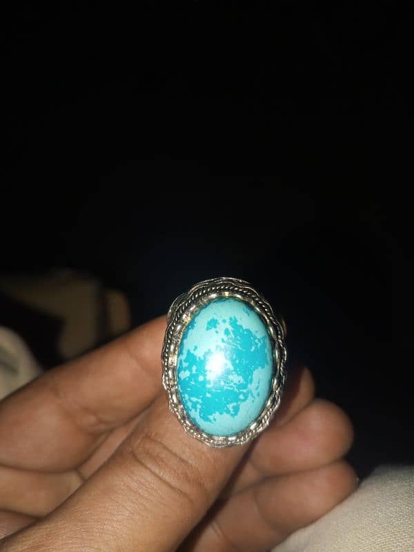 original shajari Feroza ring Iran se gift Aya tha 3