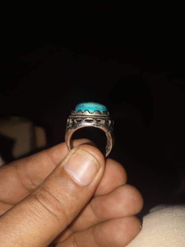 original shajari Feroza ring Iran se gift Aya tha 5