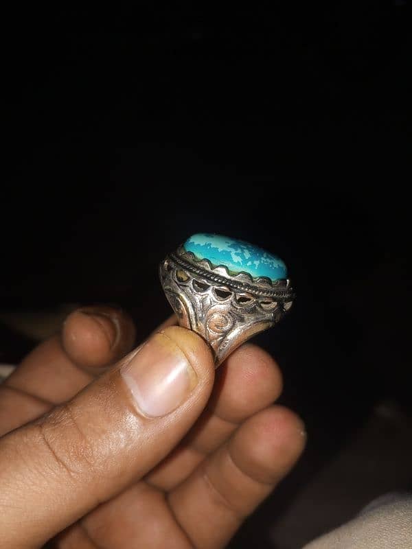 original shajari Feroza ring Iran se gift Aya tha 8