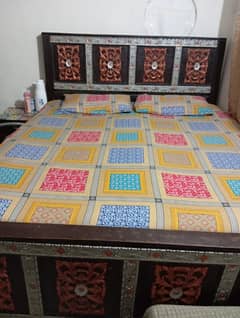 king size bed pure wood