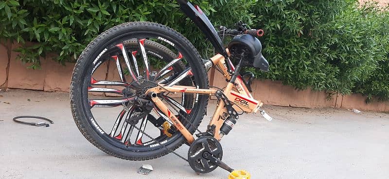 foldable bicycle full size bicycle 26 number cycle in good condition 7