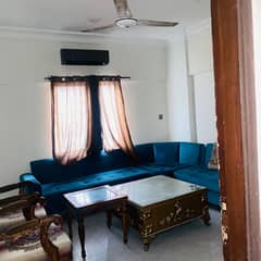 Defence DHA phase 5 badar commercial Furnished 2 bed D D apartment available for rent