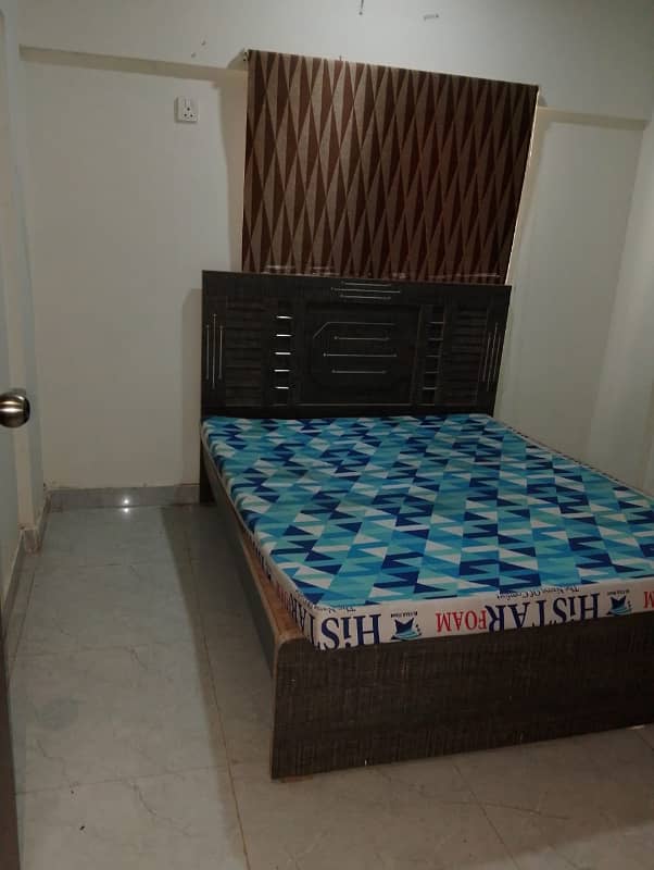 Defence DHA phase 5 badar commercial Furnished 2 bed D D apartment available for rent 4