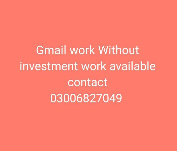 online work without investment 0