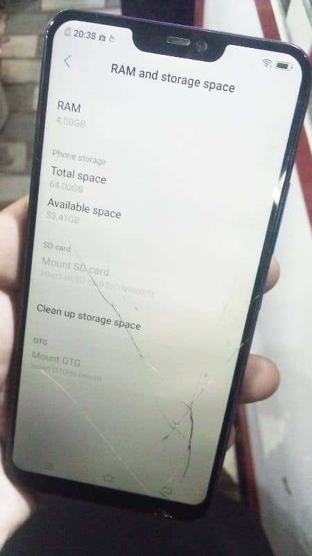 vivo Y85a Only Mobile 4/64 glass crack 4