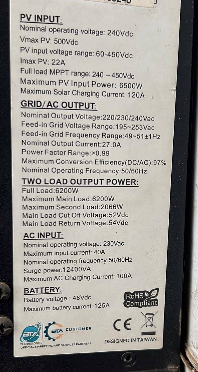 Fronus PV7200 infineon reborn /Hybrid 6.2 KW inverter 1