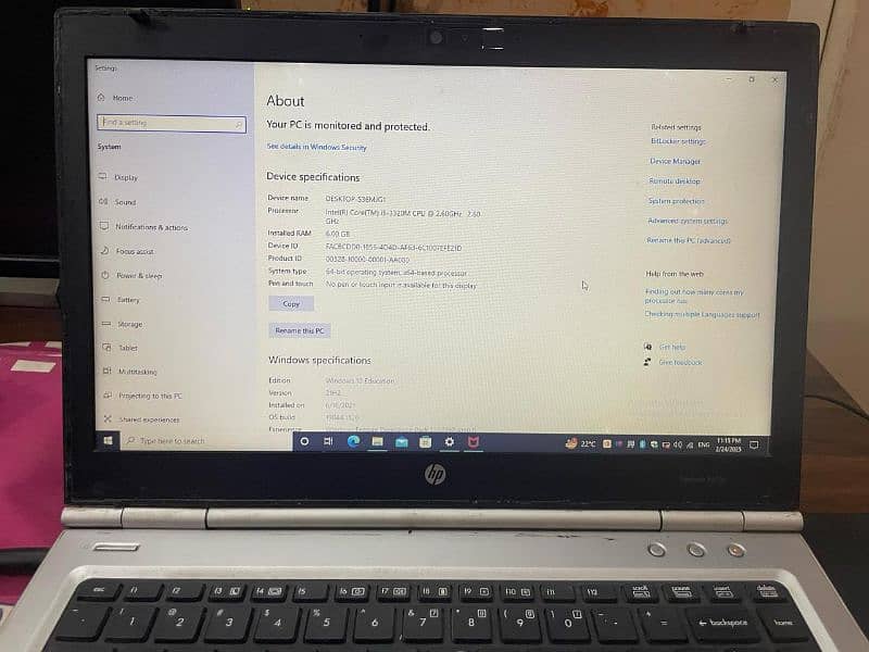 HP EliteBook Core i5 3rd Gen | 6GB RAM | 118GB SSD + 298GB HDD 1