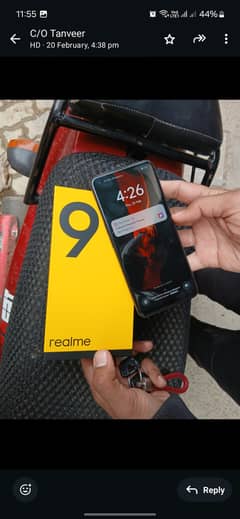 Realme 9 (8/128)GB with complete box and original charger