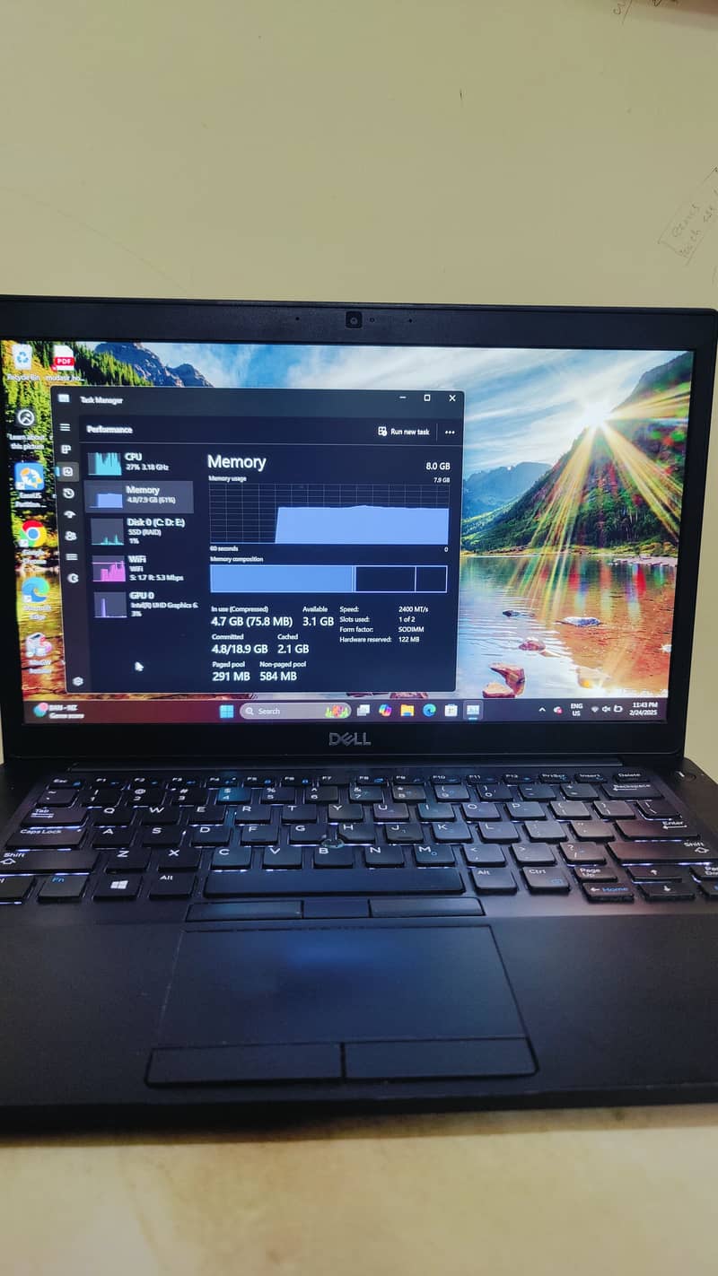  Dell Latitude 7490 | i7 8th Gen | 8GB RAM | 256GB NVMe 6