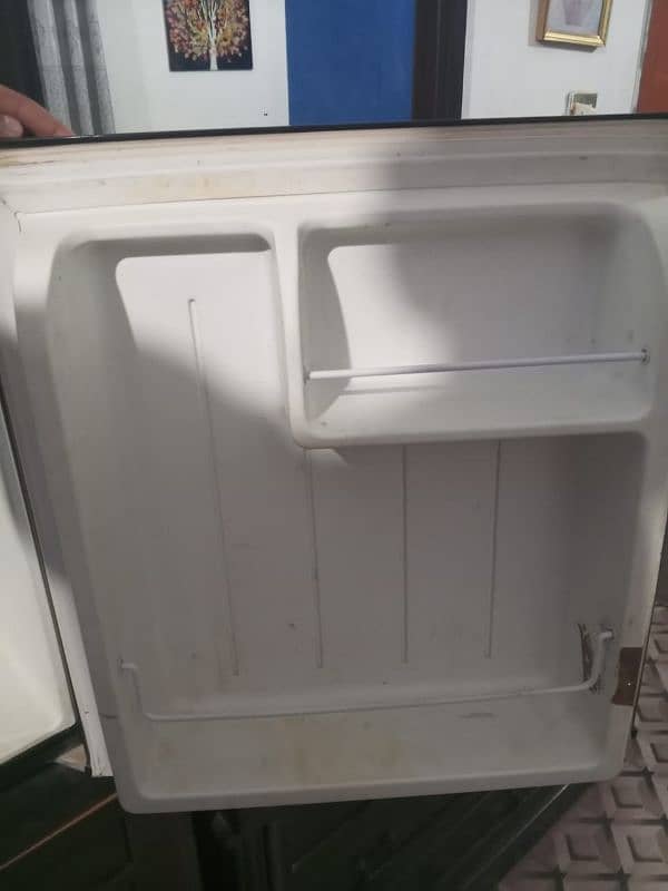 Mini Fridge with Wooden Trolley 1