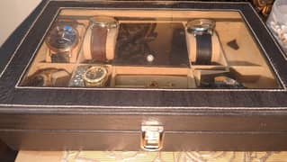 Premium Leather Watch Storage Box – Elegance & Protection